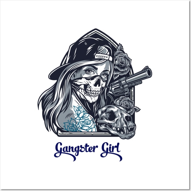 Gangster Girl Wall Art by This is store